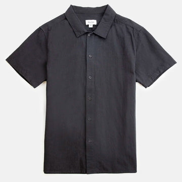 Camisa de manga corta de lino y algodón Rhythm Classic Linen