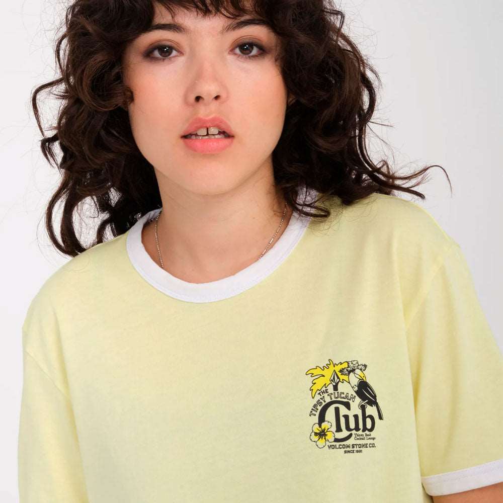 Camiseta Tucán mujer Volcom TRULY RINGER TEE - NUM wear