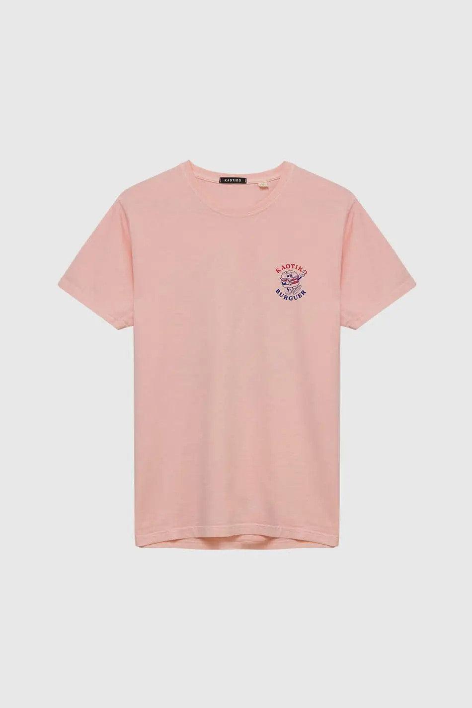 camiseta-kaotiko-burger-rosa
