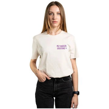camiseta unicornio unisex de algodón orgánico de la línea Loco Monky de NUM wear