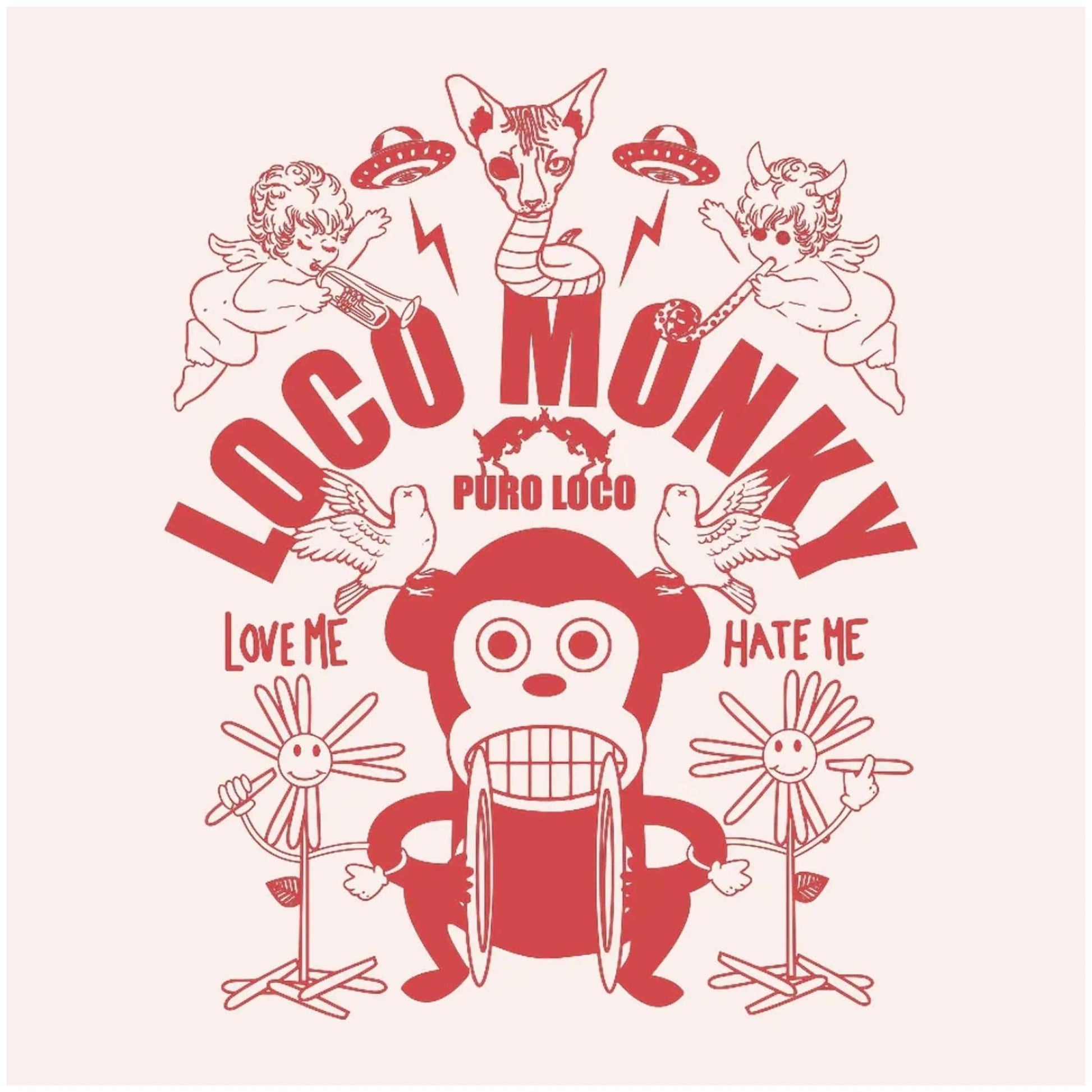 Camiseta Unisex LOCO MONKY PURO LOCO - NUM wear