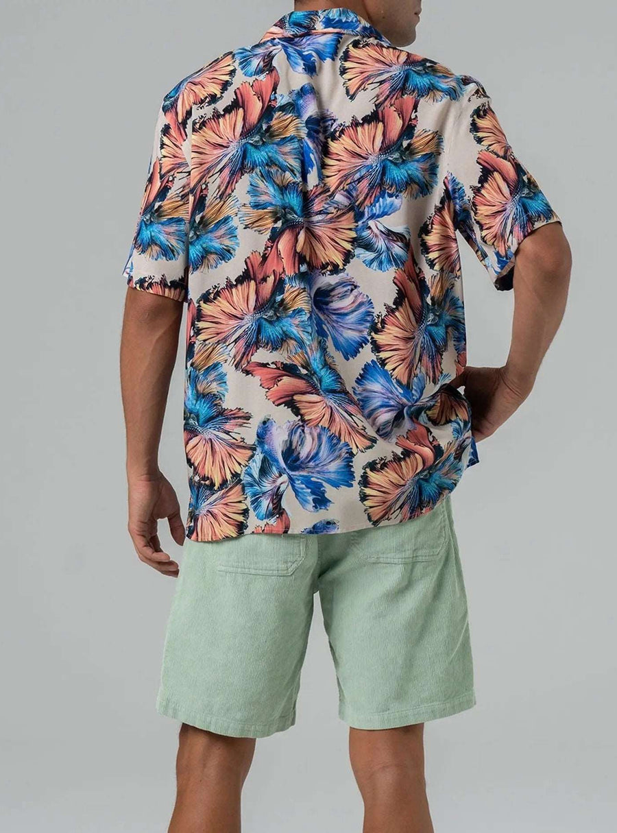 Camisa estampada  hombre  LIGHTNING BOLT Berta Fish - NUM wear