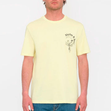 Camiseta de hombre Volcom amarilla RHYTHM 1991 BSC SST