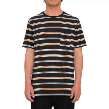 Camiseta de rayas Volcom para hombre BONGO CREW SS - NUM wear
