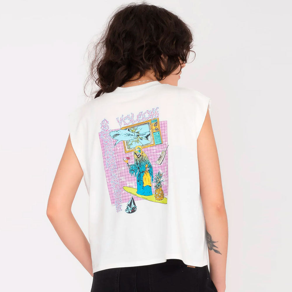 Camiseta mujer de Volcom sin mangas FRENCHSURF TANK TEE - NUM wear