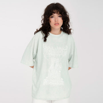 Camiseta de mujer con calaveras Volcom VOLTRIP TEE