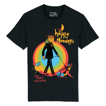 Camiseta unisex HAPPY MONDAYS Loco Monky